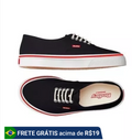 Tenis Masculino e Feminino Casual Skate Confortavel Casual Do 34 Ao 43 Preto Sensacional Moda