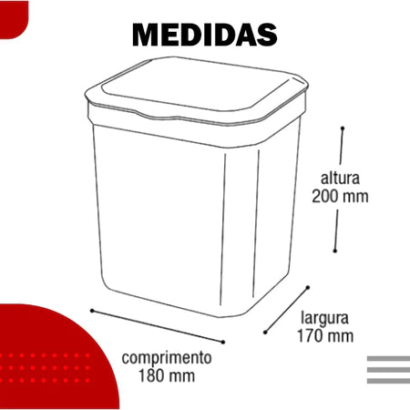 Kit Conjunto Cozinha Completa Escorredor De Louça + Lixeira de Pia 5 litros + Porta Detergente + Rodinho de Pia