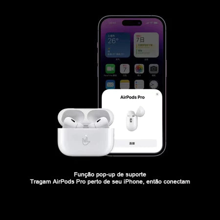 Novo AirPods Pro 5 1-1 Geração Fones De Ouvido Bluetooth 5.2 Sem Fio Suporte Ios 16